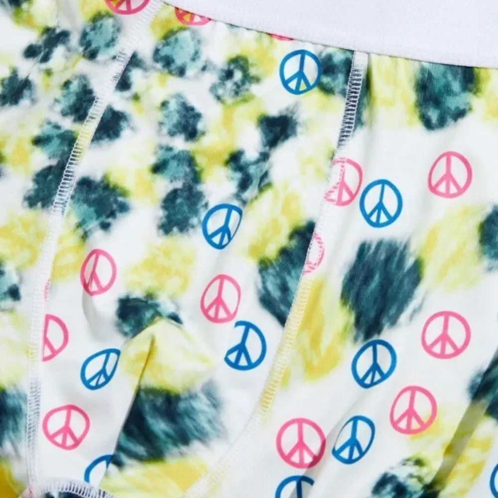 NEW Urban Outfitters UO Peace Sign Men's Boxer Underwear Briefs Set 3 L